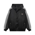 Hooded Leather Coat Jacket Men Casual PU Outerwear