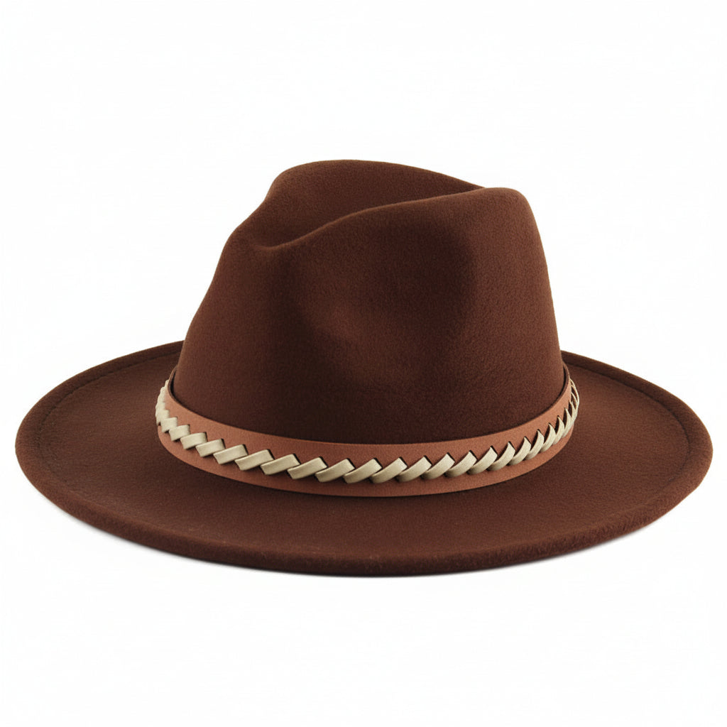 Men's Autumn Winter Felt Hats British Fashion Style