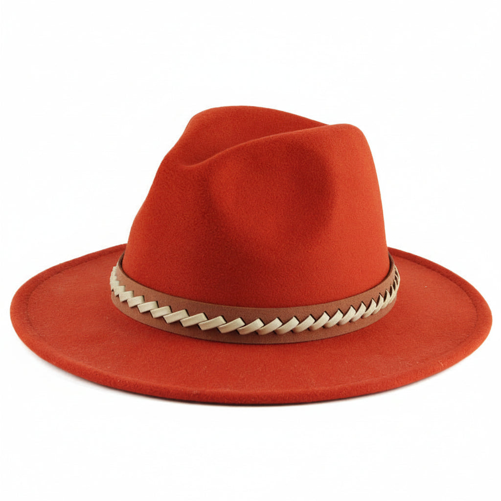 Men's Autumn Winter Felt Hats British Fashion Style