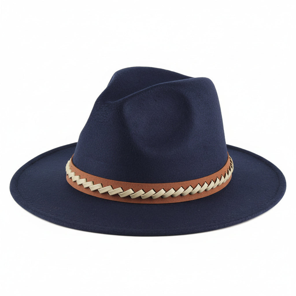 Men's Autumn Winter Felt Hats British Fashion Style