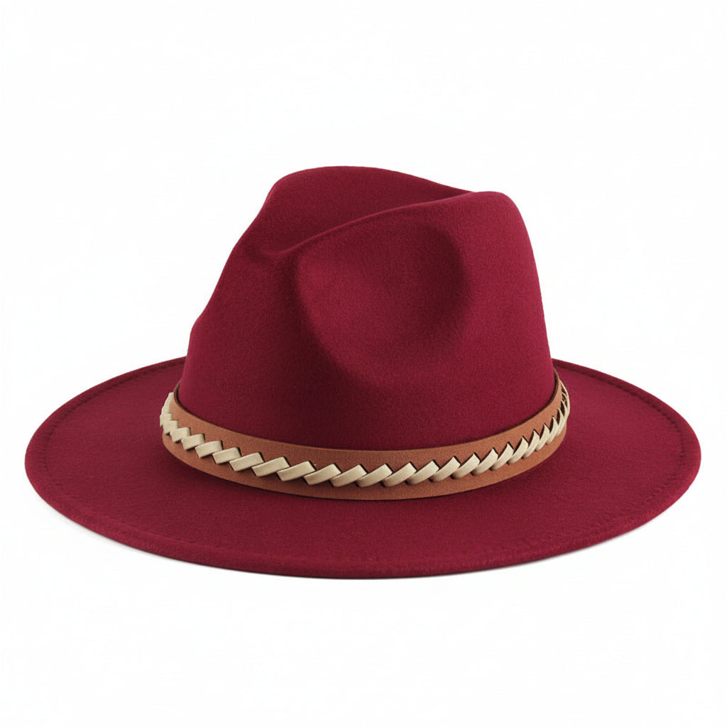 Men's Autumn Winter Felt Hats British Fashion Style