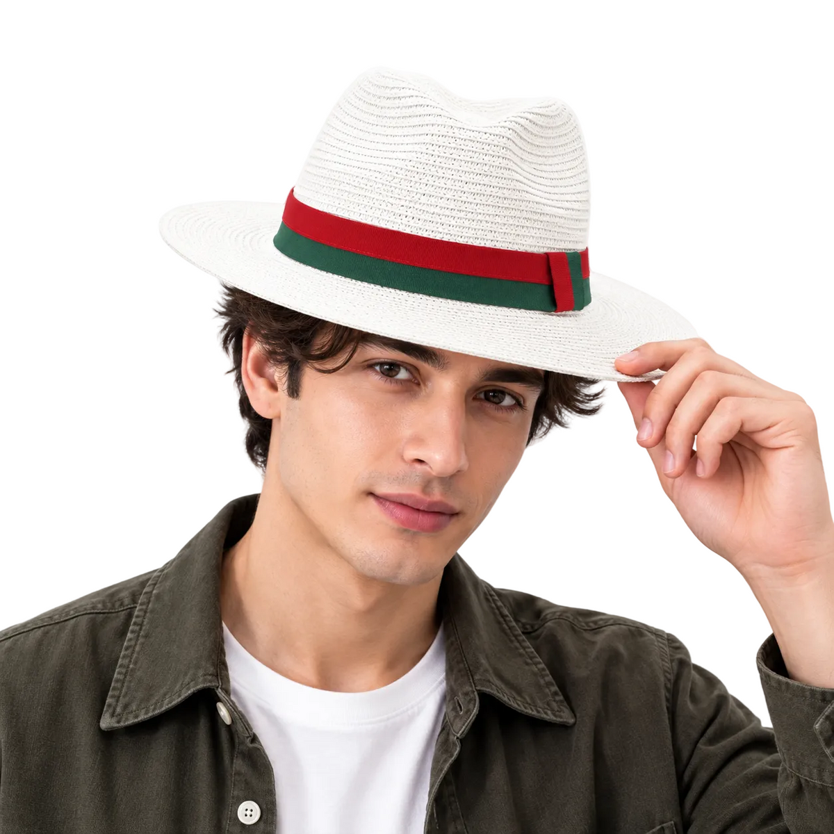 Men's Outdoor Seaside Straw Beach Sun Hat