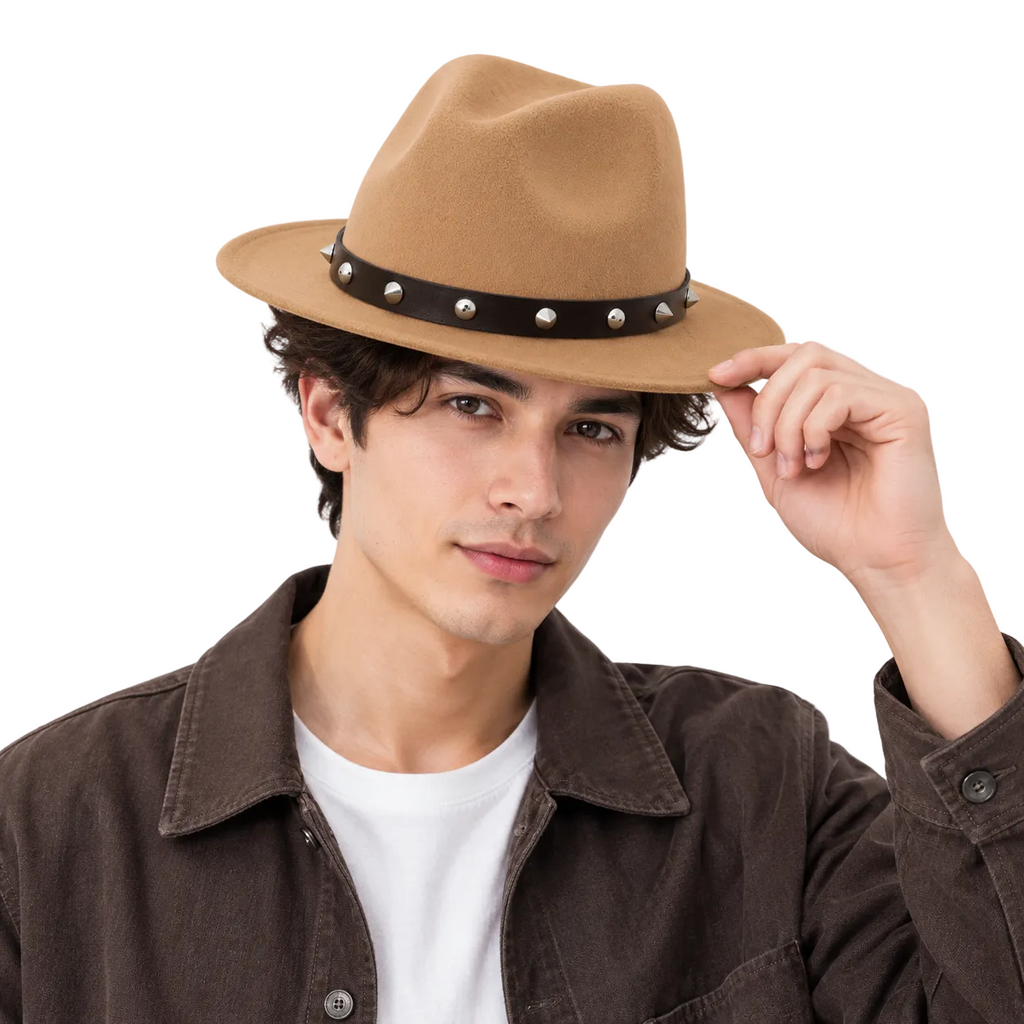 New Style Rivet Accessories Top Hat for Men