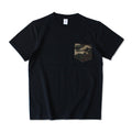 Round Neck Pocket Short Sleeve Men's T-Shirt