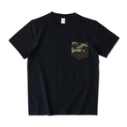 Round Neck Pocket Short Sleeve Men's T-Shirt