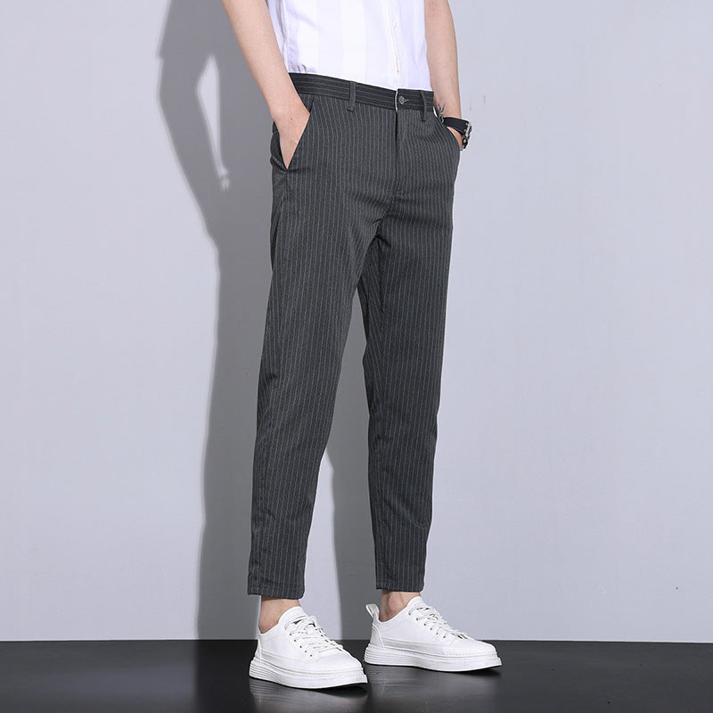 Simple Summer Casual Pants For Men Cropped Fit