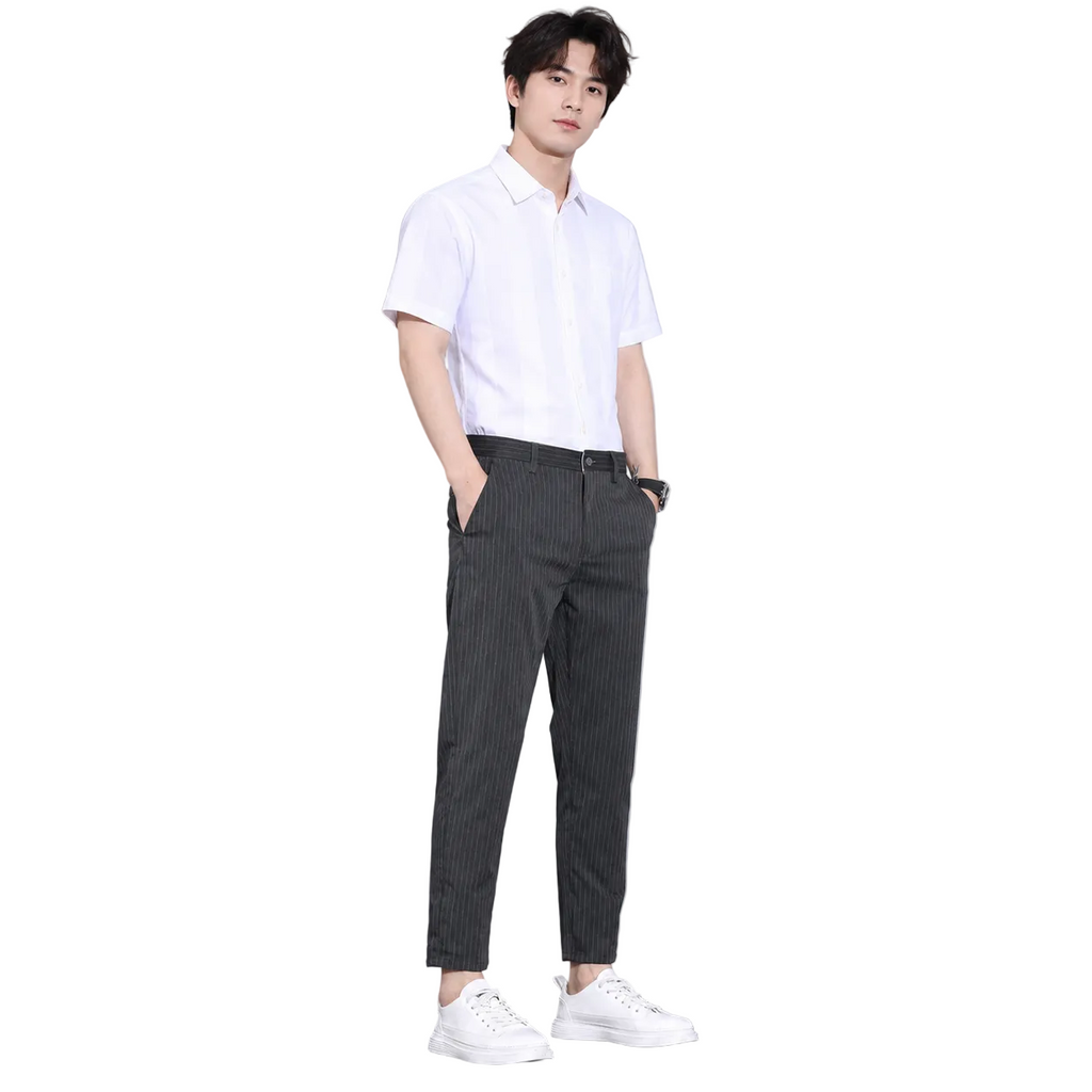 Simple Summer Casual Pants For Men Cropped Fit