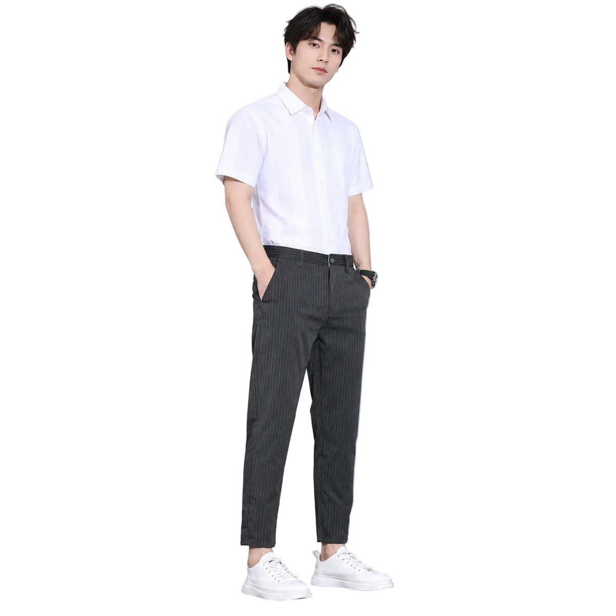 Simple Summer Casual Pants For Men Cropped Fit