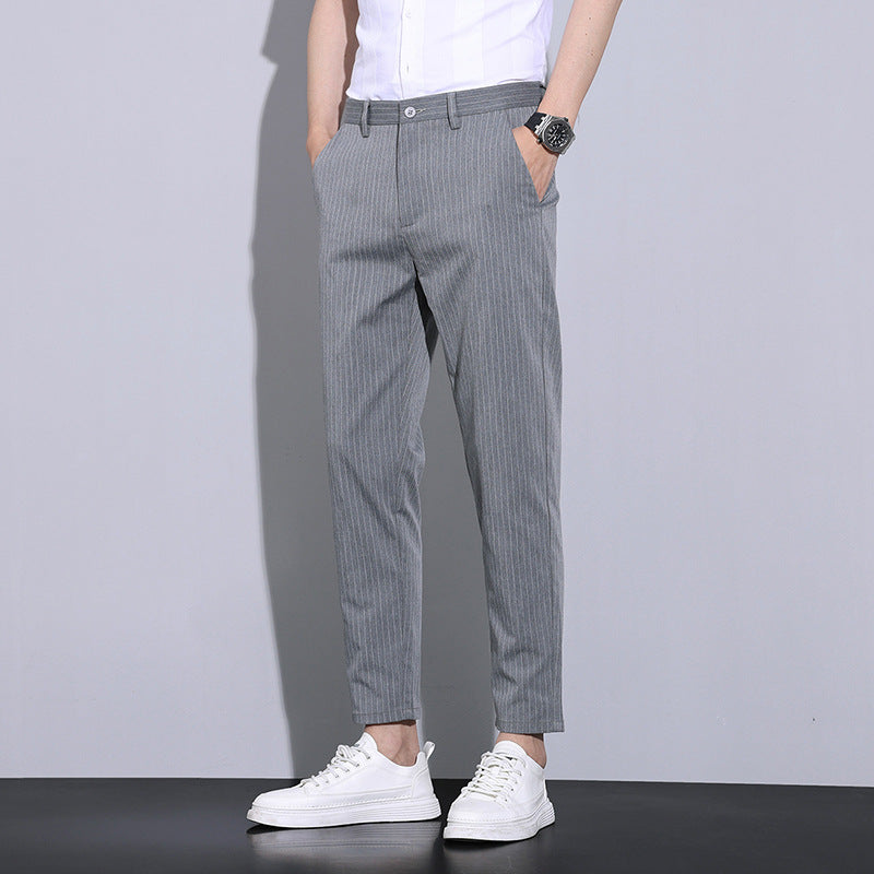 Simple Summer Casual Pants For Men Cropped Fit