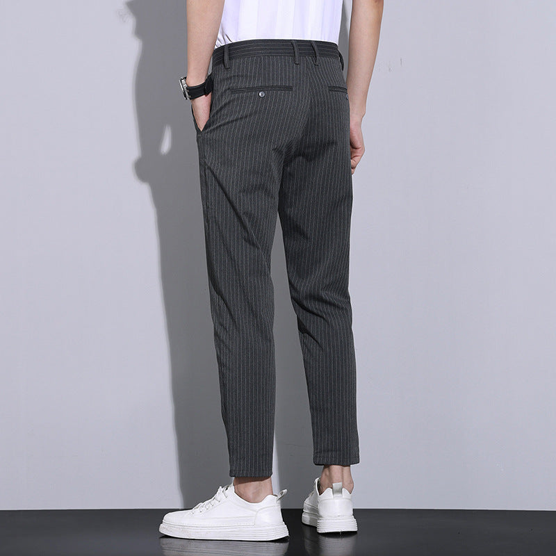 Simple Summer Casual Pants For Men Cropped Fit