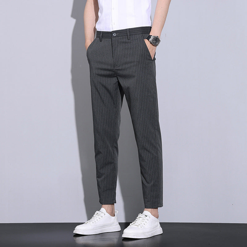 Simple Summer Casual Pants For Men Cropped Fit