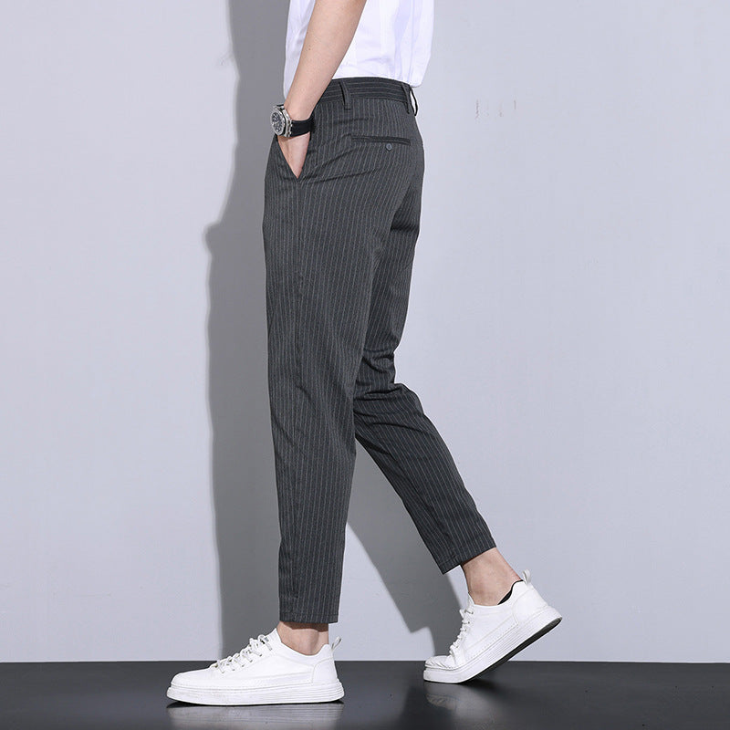 Simple Summer Casual Pants For Men Cropped Fit